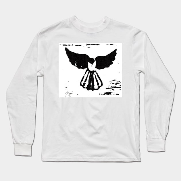 Pīwakawaka Long Sleeve T-Shirt by TerraDumont